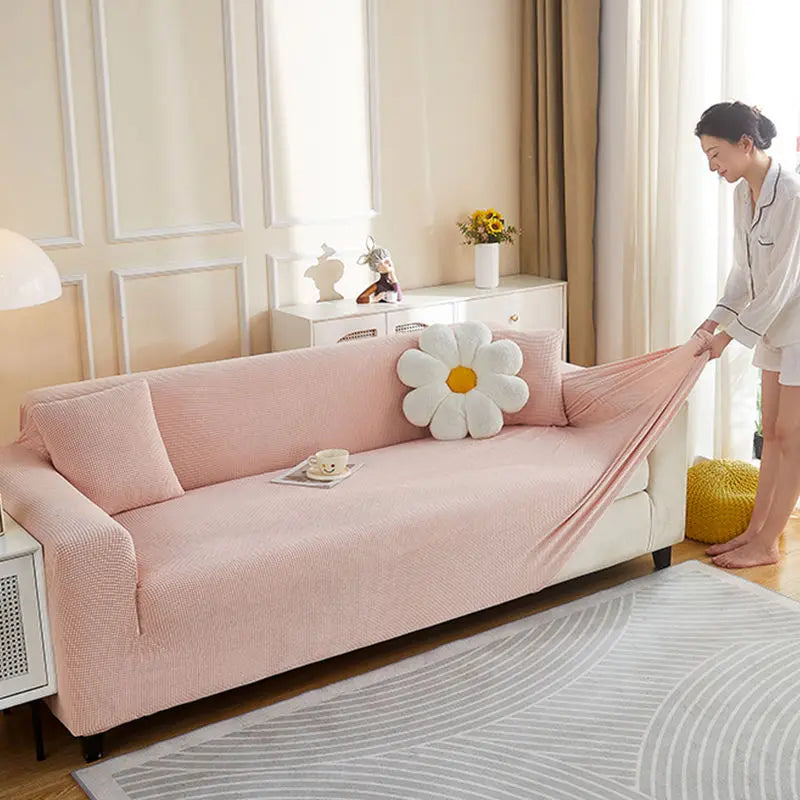 Sofa Cover Double All-inclusive Universal Cover For Four Seasons Universal Elastic Lazy Sofa Cover Dust Cover Anti-cat Scratch C